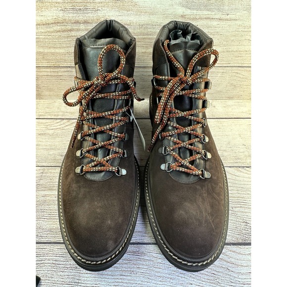 To Boot New York Adam Derrick Clark Leather Boots Mens Size 11.5M Fondente $495 main image 11